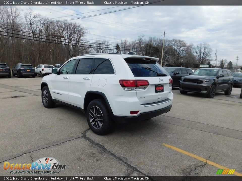 2021 Jeep Grand Cherokee Limited 4x4 Bright White / Black Photo #11