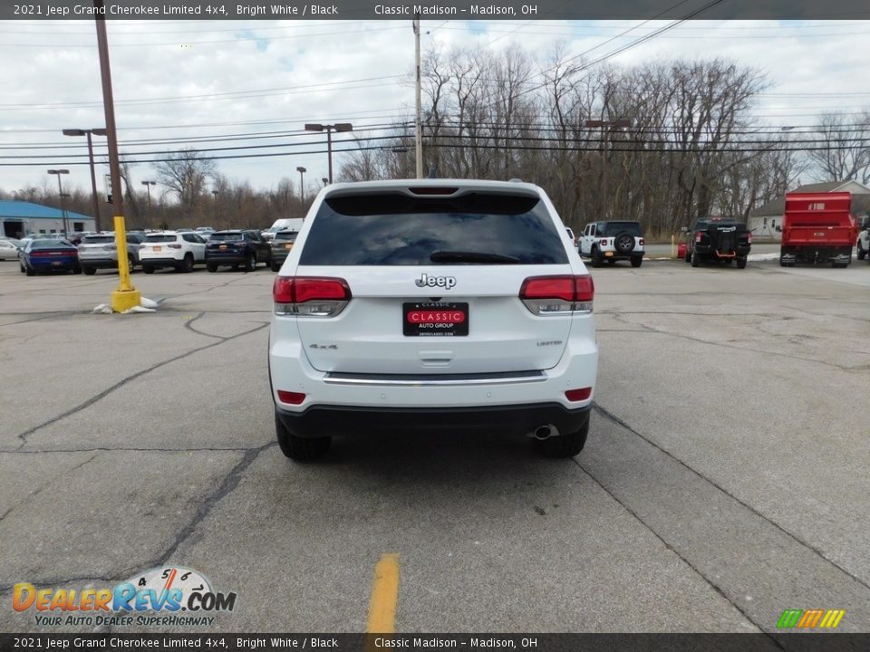 2021 Jeep Grand Cherokee Limited 4x4 Bright White / Black Photo #12