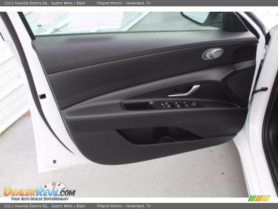2021 Hyundai Elantra SEL Quartz White / Black Photo #9