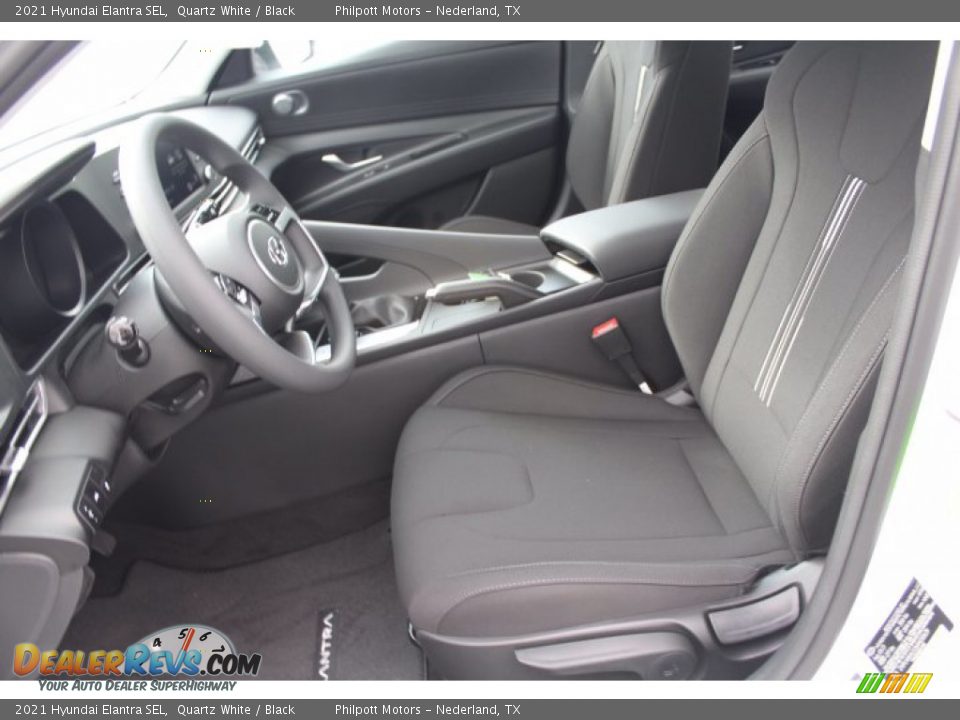 2021 Hyundai Elantra SEL Quartz White / Black Photo #10