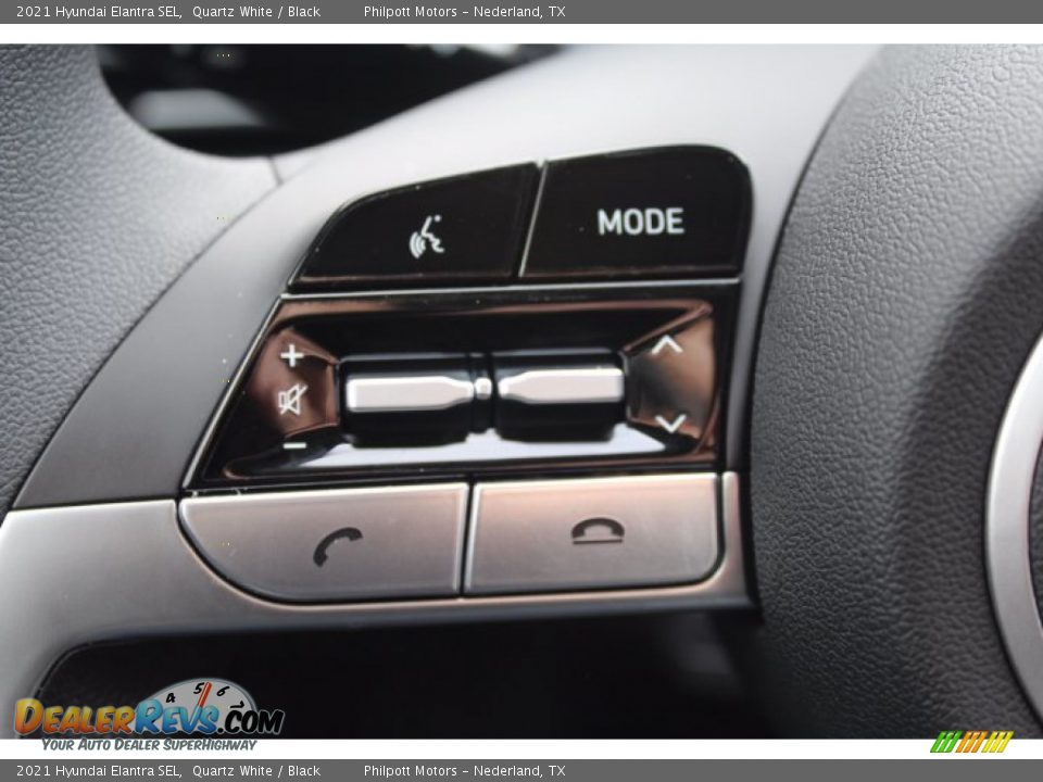 2021 Hyundai Elantra SEL Quartz White / Black Photo #11