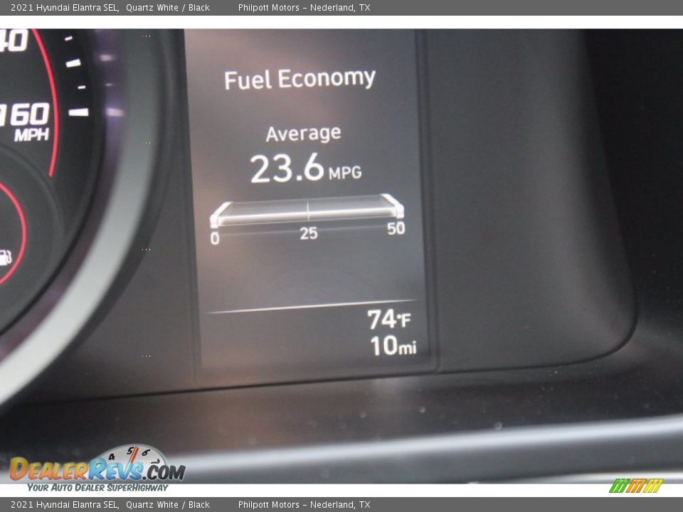 2021 Hyundai Elantra SEL Quartz White / Black Photo #14