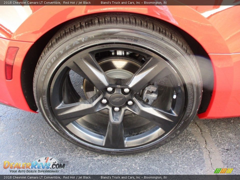 2018 Chevrolet Camaro LT Convertible Red Hot / Jet Black Photo #26