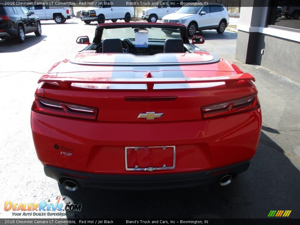 2018 Chevrolet Camaro LT Convertible Red Hot / Jet Black Photo #27