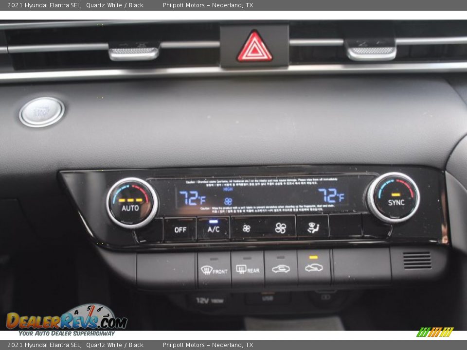 2021 Hyundai Elantra SEL Quartz White / Black Photo #16