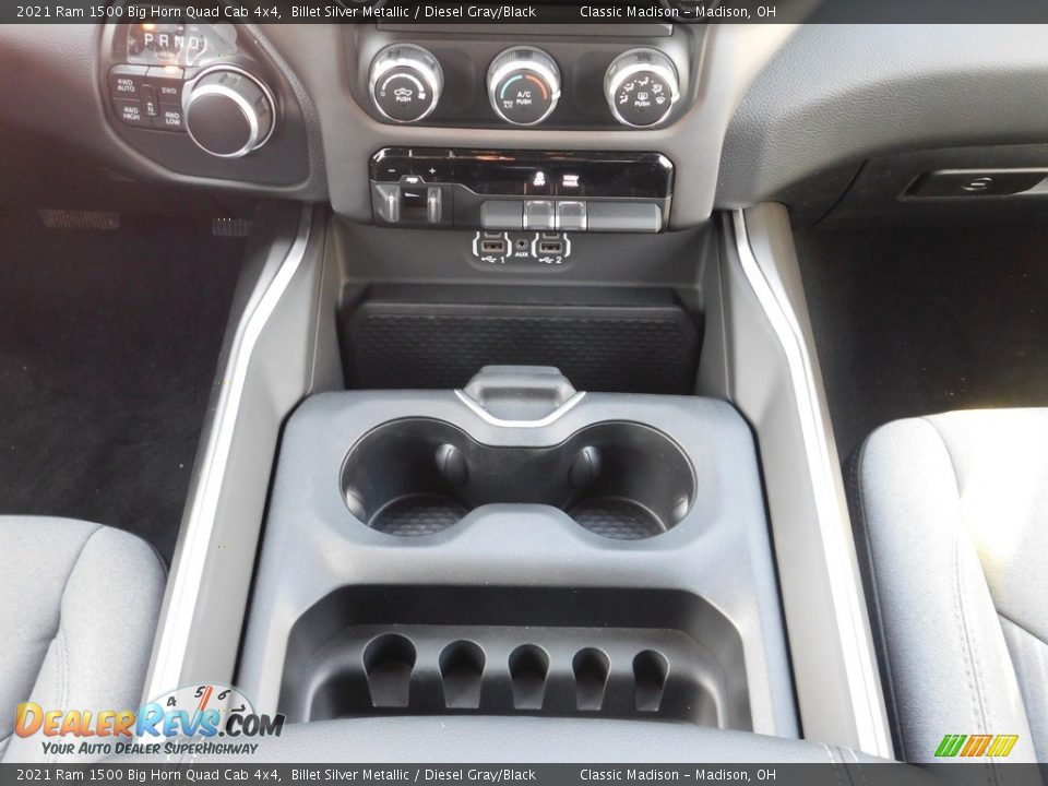 2021 Ram 1500 Big Horn Quad Cab 4x4 Billet Silver Metallic / Diesel Gray/Black Photo #6