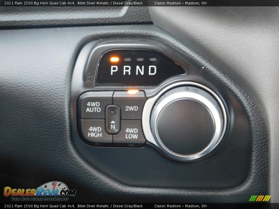 2021 Ram 1500 Big Horn Quad Cab 4x4 Billet Silver Metallic / Diesel Gray/Black Photo #8