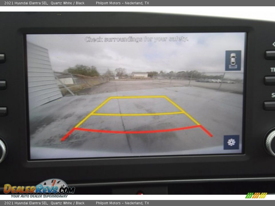 2021 Hyundai Elantra SEL Quartz White / Black Photo #18