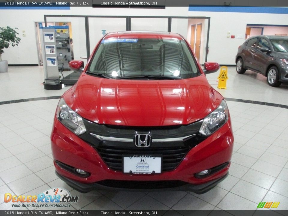 2018 Honda HR-V EX AWD Milano Red / Black Photo #2