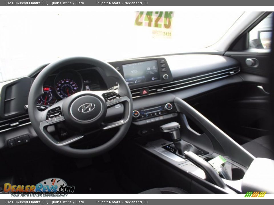 2021 Hyundai Elantra SEL Quartz White / Black Photo #21