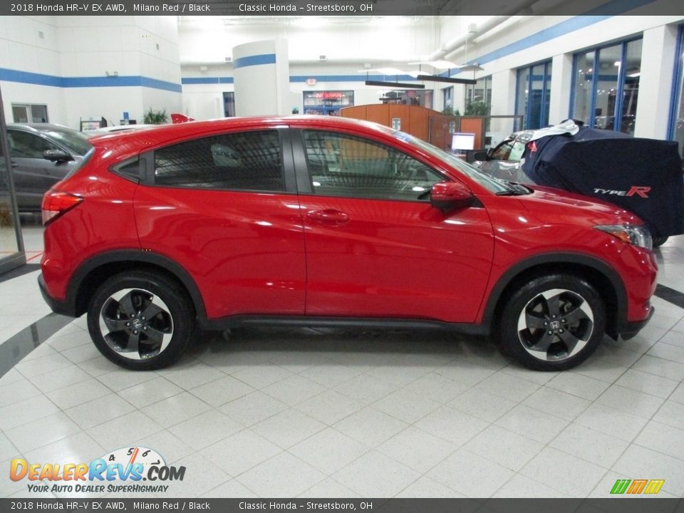 2018 Honda HR-V EX AWD Milano Red / Black Photo #4