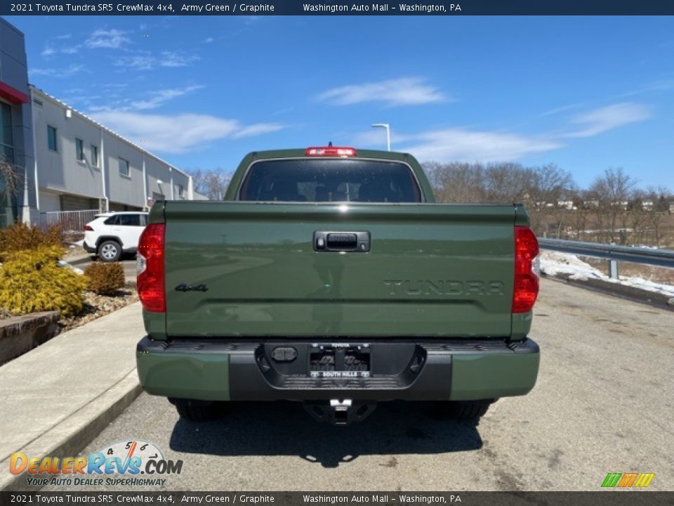 2021 Toyota Tundra SR5 CrewMax 4x4 Army Green / Graphite Photo #14