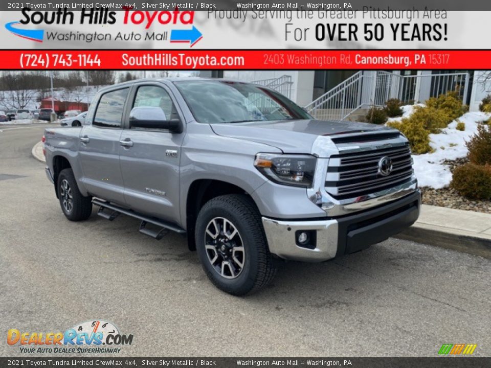 2021 Toyota Tundra Limited CrewMax 4x4 Silver Sky Metallic / Black Photo #1