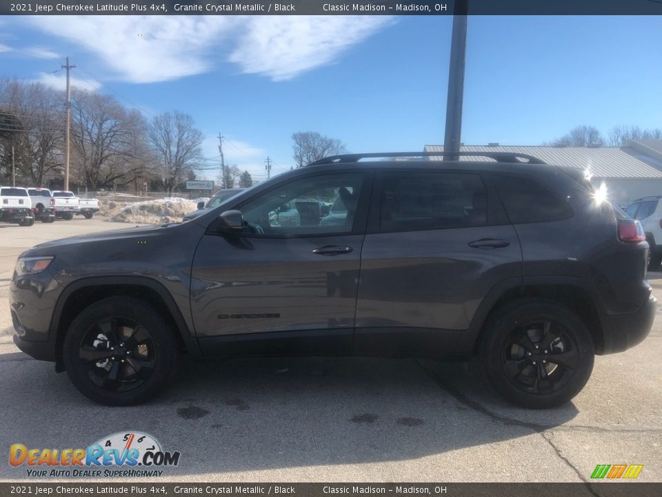 2021 Jeep Cherokee Latitude Plus 4x4 Granite Crystal Metallic / Black Photo #9