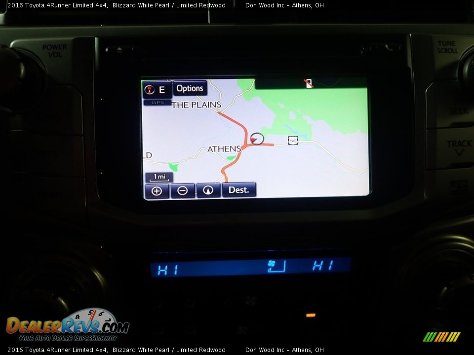 2016 Toyota 4Runner Limited 4x4 Blizzard White Pearl / Limited Redwood Photo #4