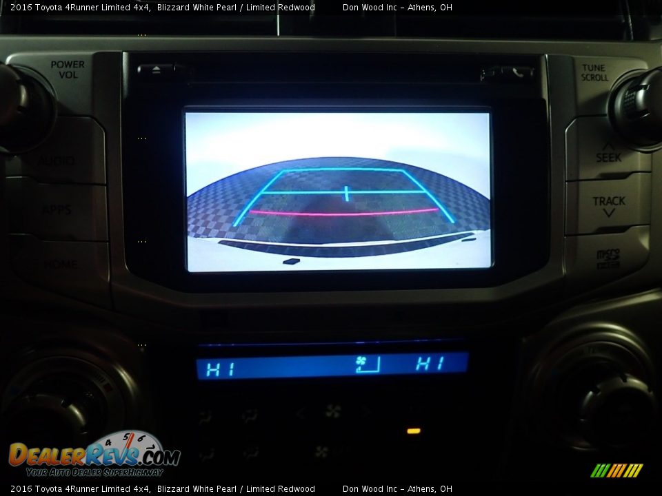 2016 Toyota 4Runner Limited 4x4 Blizzard White Pearl / Limited Redwood Photo #5