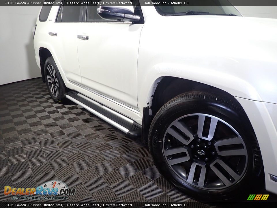 2016 Toyota 4Runner Limited 4x4 Blizzard White Pearl / Limited Redwood Photo #7