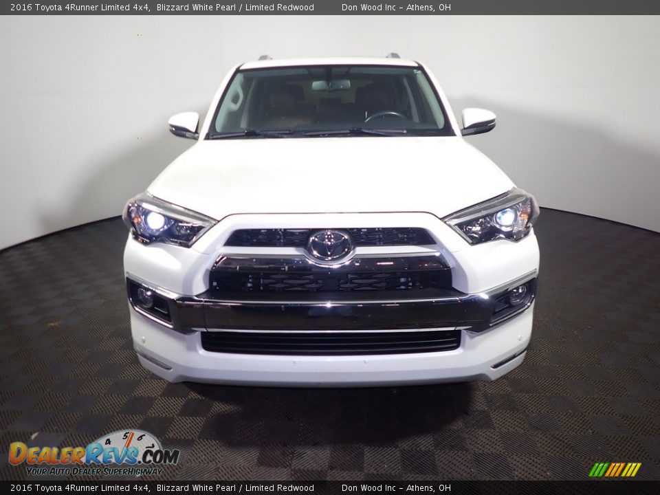 2016 Toyota 4Runner Limited 4x4 Blizzard White Pearl / Limited Redwood Photo #8