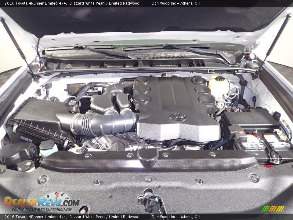 2016 Toyota 4Runner Limited 4x4 Blizzard White Pearl / Limited Redwood Photo #10