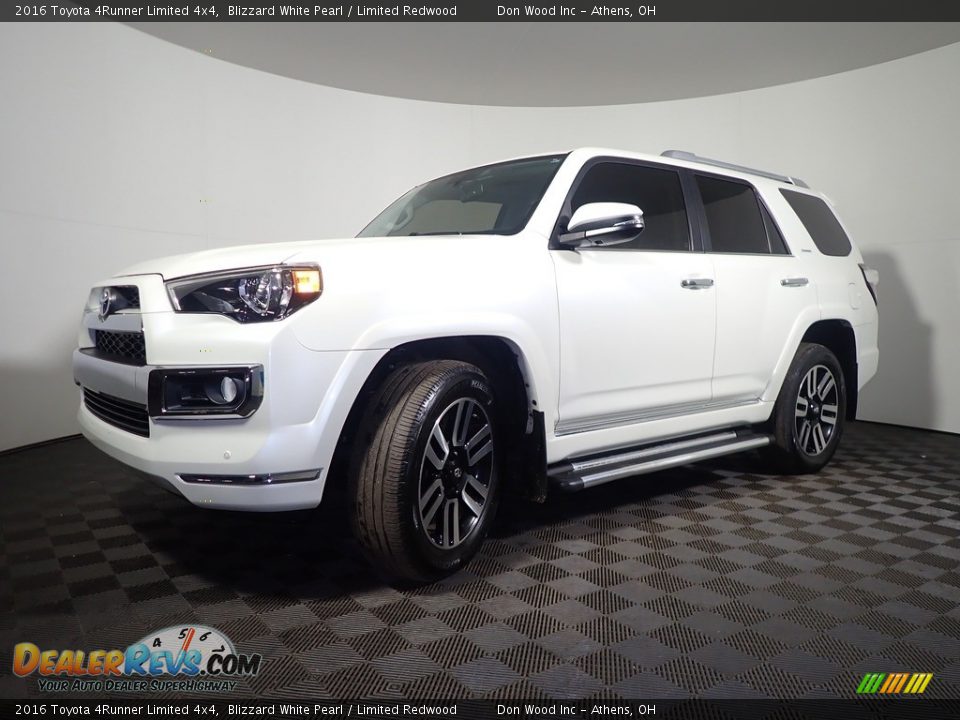 2016 Toyota 4Runner Limited 4x4 Blizzard White Pearl / Limited Redwood Photo #11
