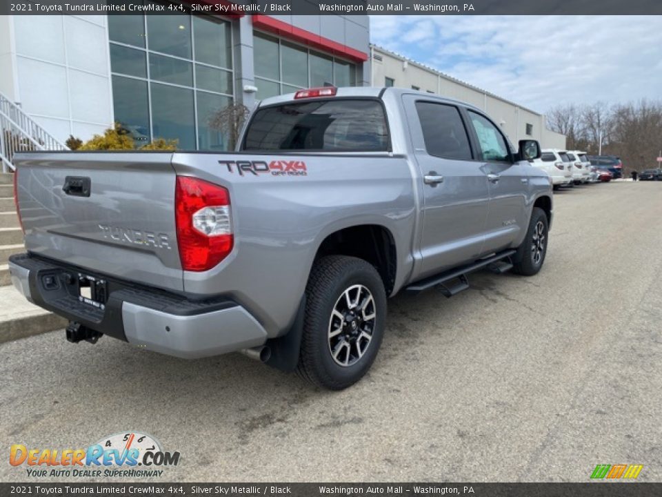 2021 Toyota Tundra Limited CrewMax 4x4 Silver Sky Metallic / Black Photo #14