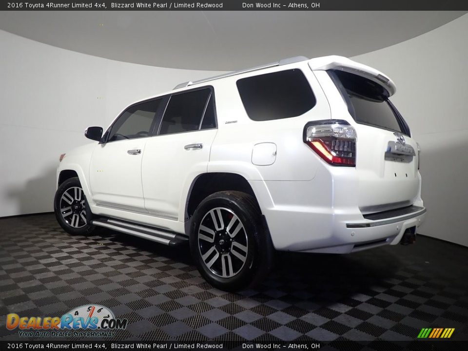 2016 Toyota 4Runner Limited 4x4 Blizzard White Pearl / Limited Redwood Photo #14