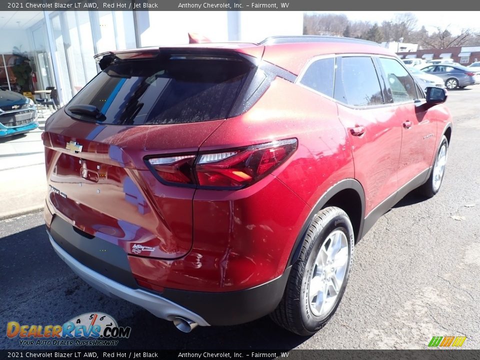 2021 Chevrolet Blazer LT AWD Red Hot / Jet Black Photo #4