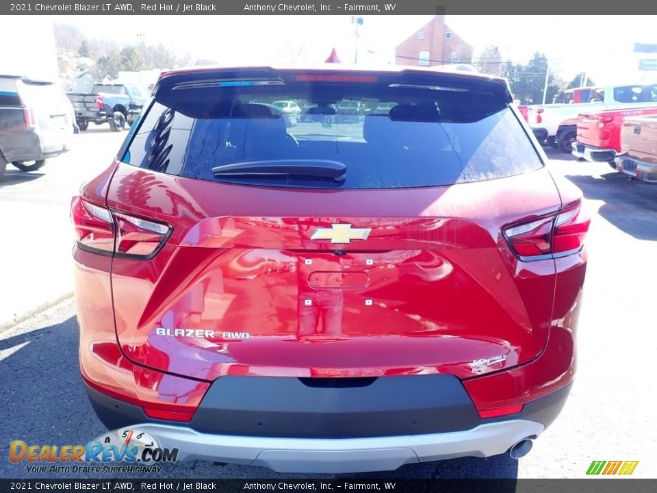 2021 Chevrolet Blazer LT AWD Red Hot / Jet Black Photo #5