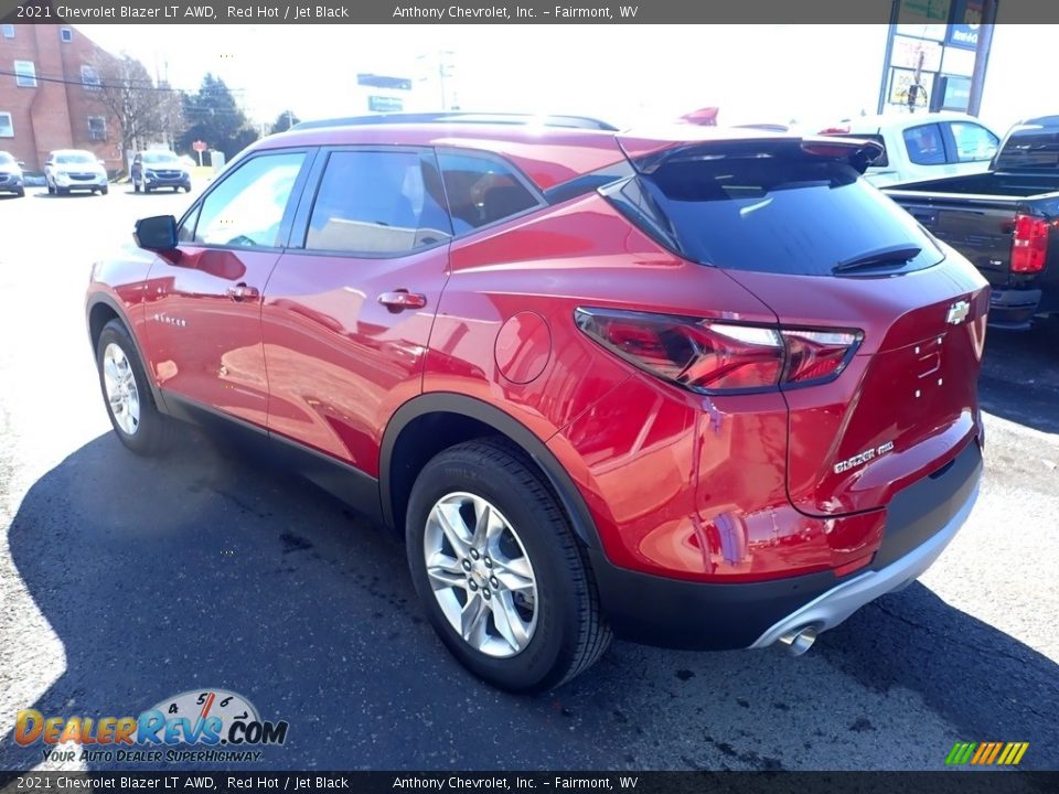 2021 Chevrolet Blazer LT AWD Red Hot / Jet Black Photo #6