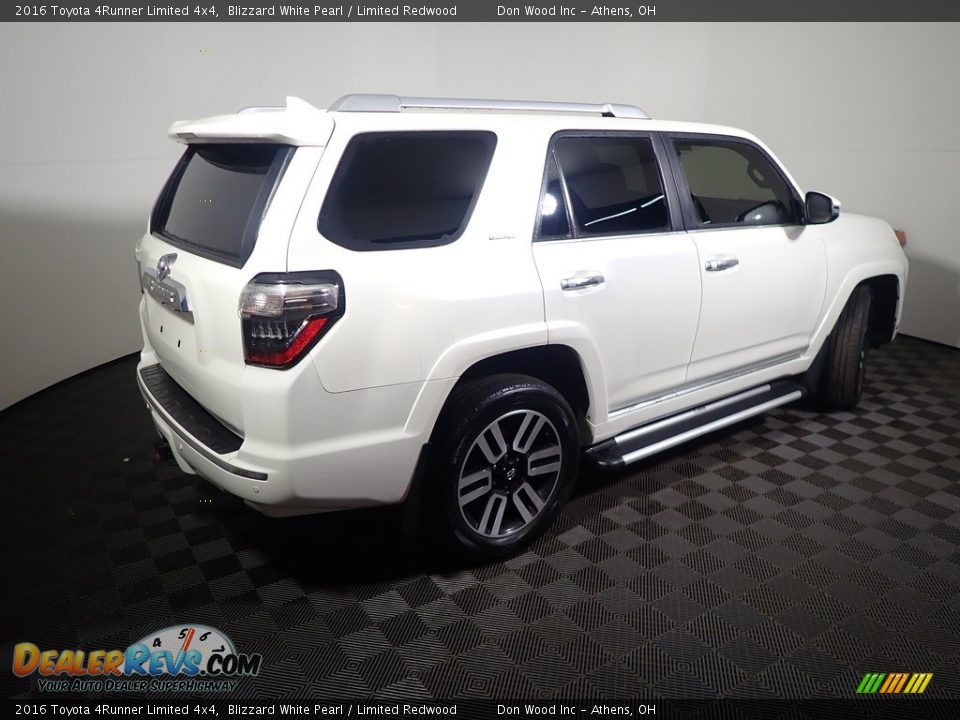 2016 Toyota 4Runner Limited 4x4 Blizzard White Pearl / Limited Redwood Photo #20