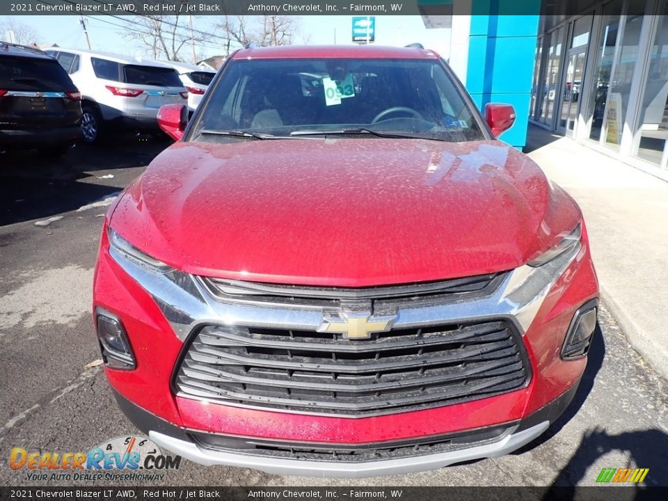 2021 Chevrolet Blazer LT AWD Red Hot / Jet Black Photo #8