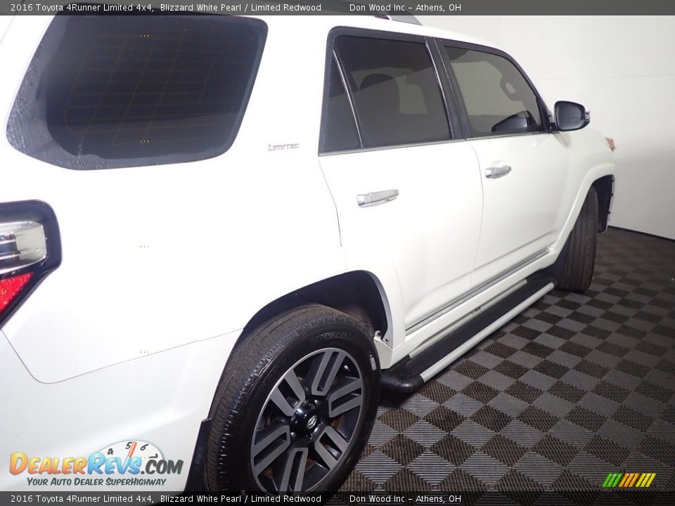 2016 Toyota 4Runner Limited 4x4 Blizzard White Pearl / Limited Redwood Photo #22
