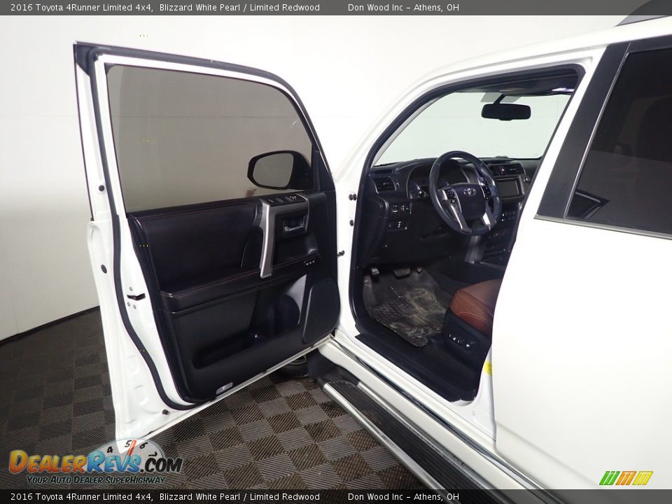 2016 Toyota 4Runner Limited 4x4 Blizzard White Pearl / Limited Redwood Photo #23