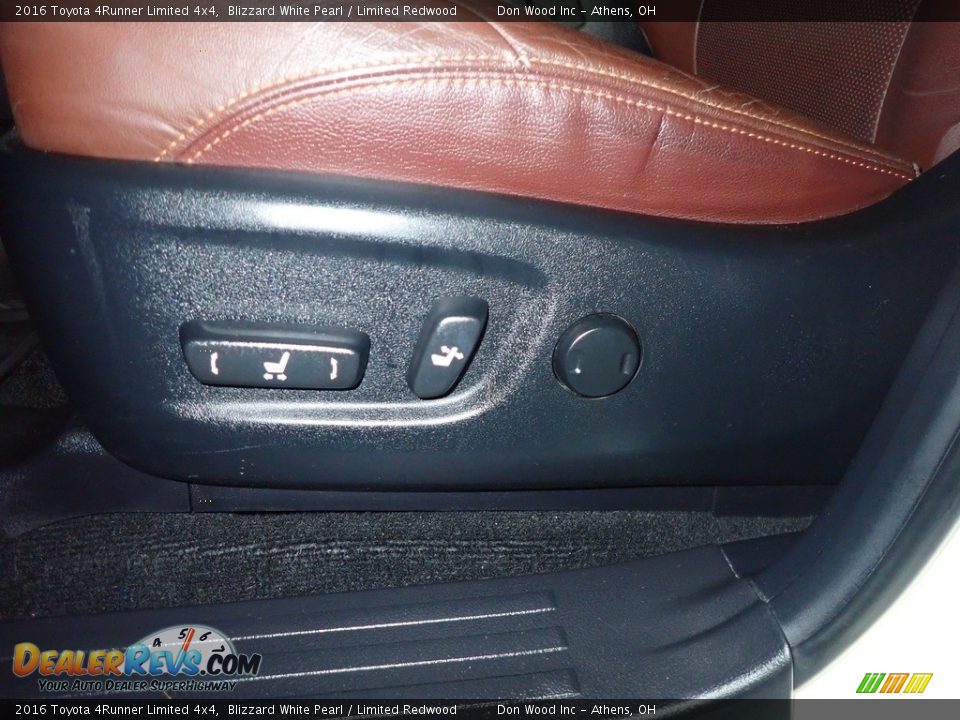 2016 Toyota 4Runner Limited 4x4 Blizzard White Pearl / Limited Redwood Photo #27