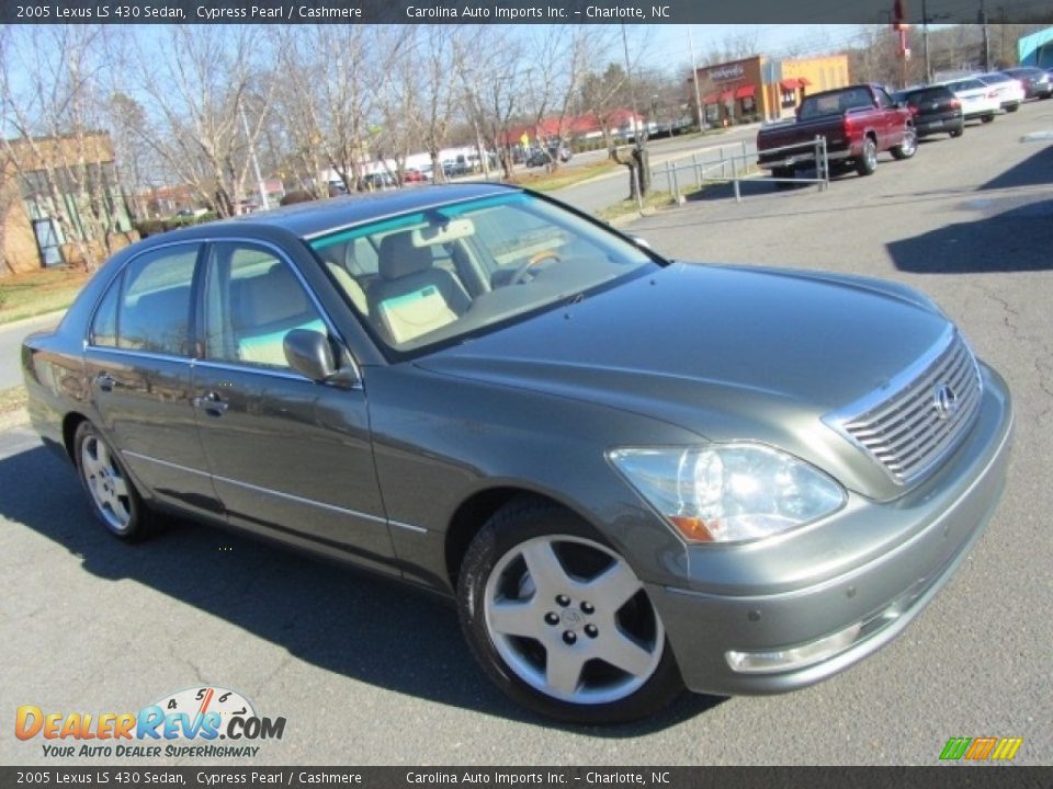2005 Lexus LS 430 Sedan Cypress Pearl / Cashmere Photo #3