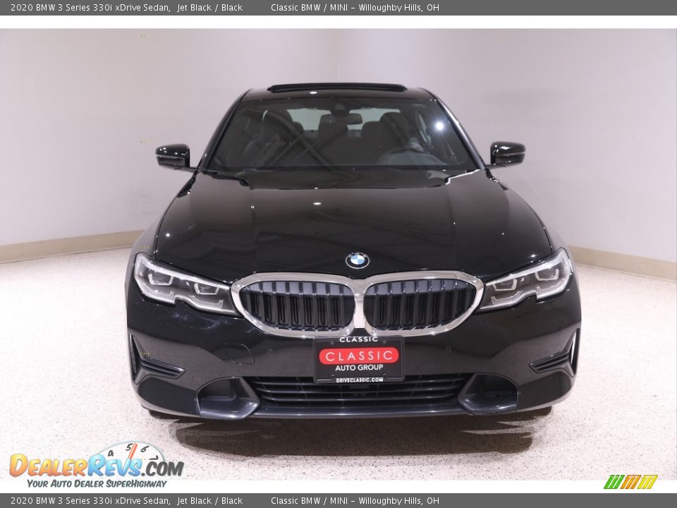 2020 BMW 3 Series 330i xDrive Sedan Jet Black / Black Photo #2