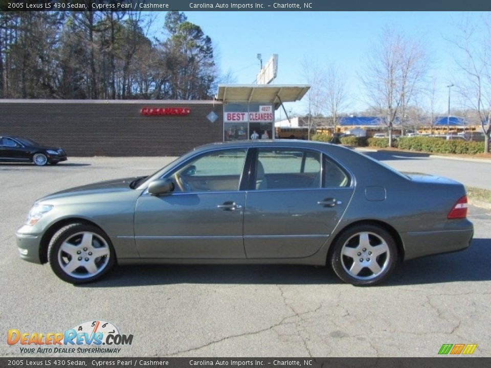 2005 Lexus LS 430 Sedan Cypress Pearl / Cashmere Photo #7