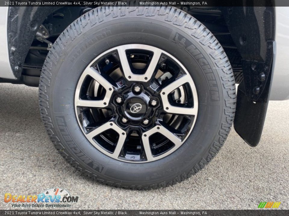 2021 Toyota Tundra Limited CrewMax 4x4 Silver Sky Metallic / Black Photo #34