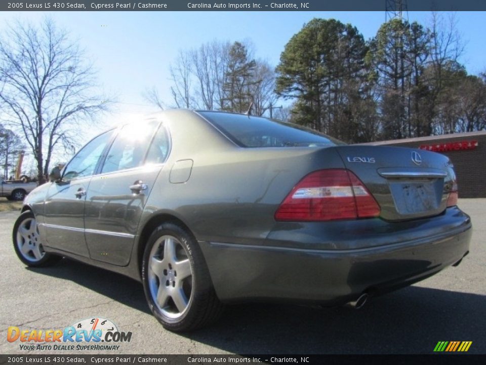2005 Lexus LS 430 Sedan Cypress Pearl / Cashmere Photo #8
