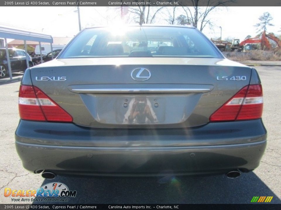 2005 Lexus LS 430 Sedan Cypress Pearl / Cashmere Photo #9