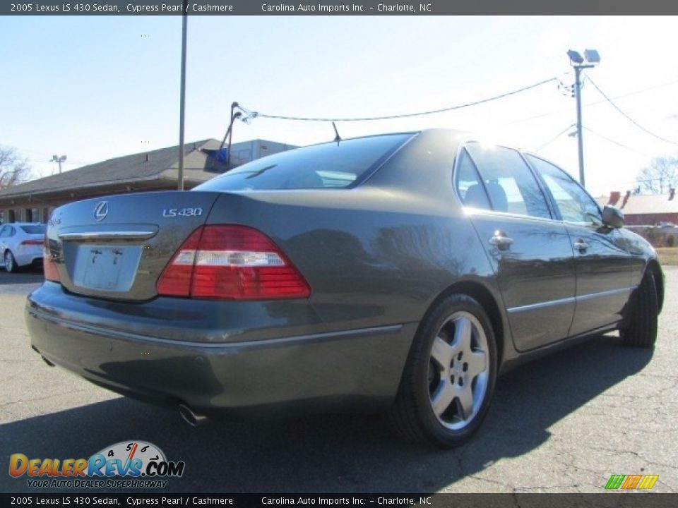 2005 Lexus LS 430 Sedan Cypress Pearl / Cashmere Photo #10