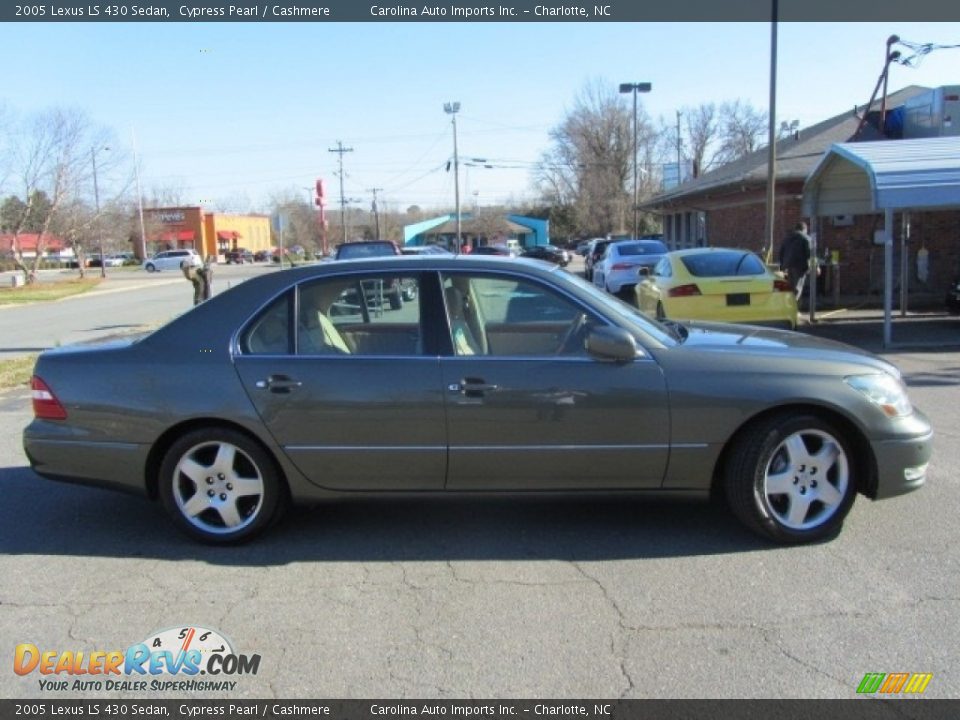 2005 Lexus LS 430 Sedan Cypress Pearl / Cashmere Photo #11
