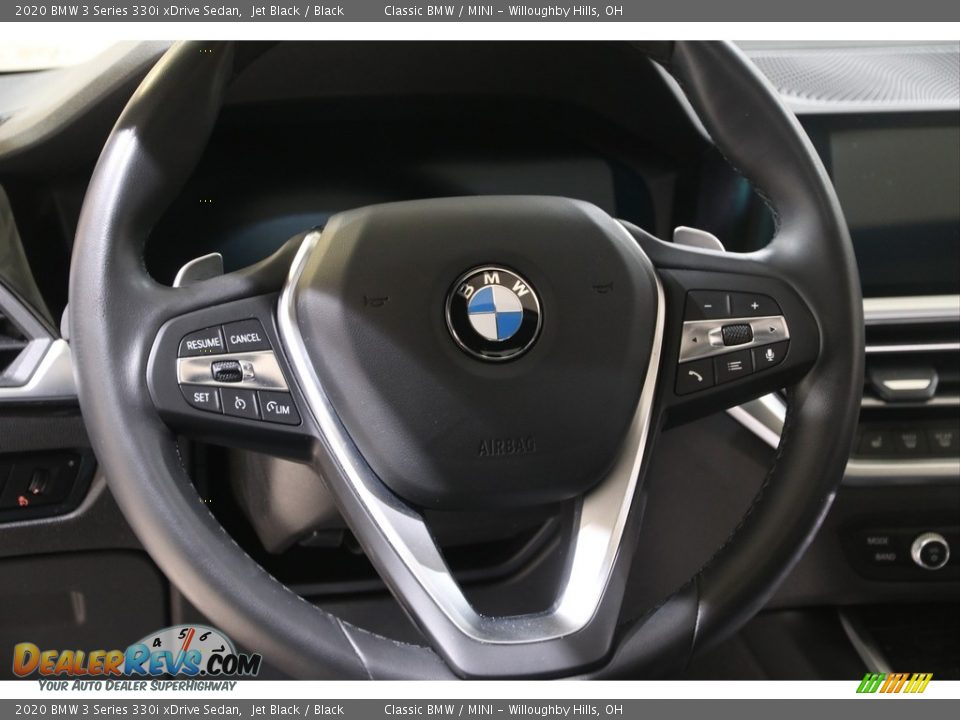 2020 BMW 3 Series 330i xDrive Sedan Jet Black / Black Photo #7