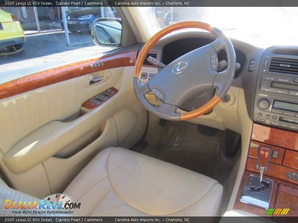 2005 Lexus LS 430 Sedan Cypress Pearl / Cashmere Photo #12