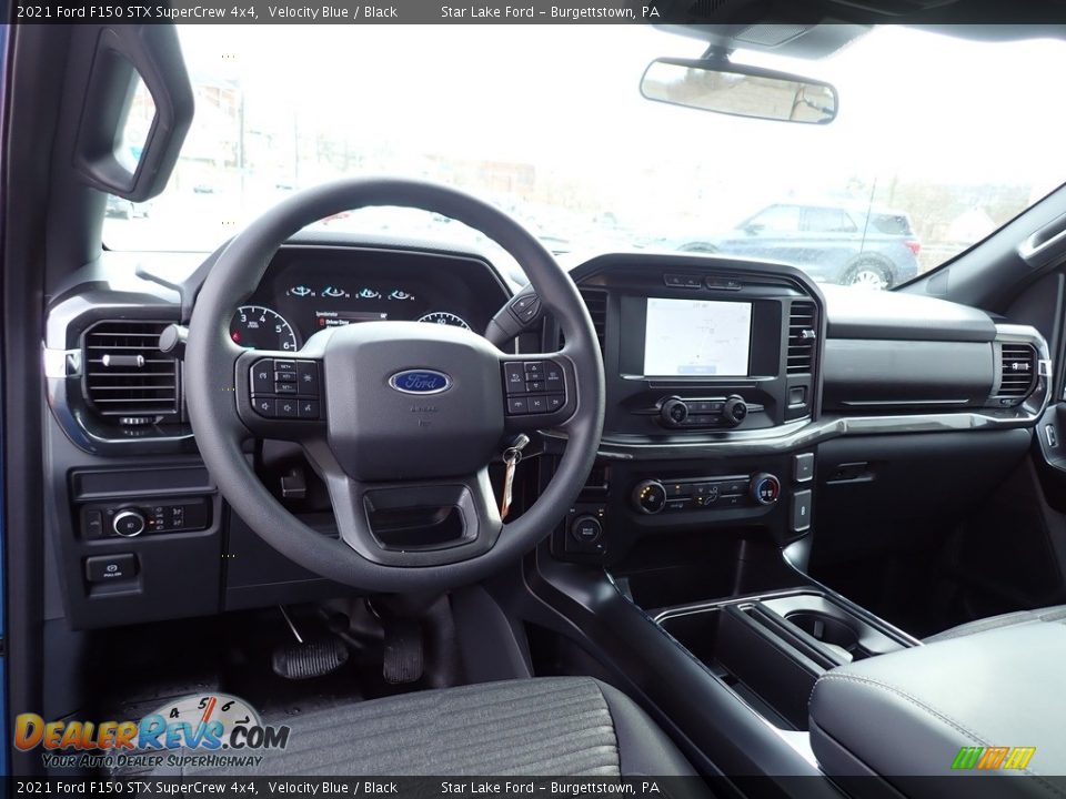 Dashboard of 2021 Ford F150 STX SuperCrew 4x4 Photo #11