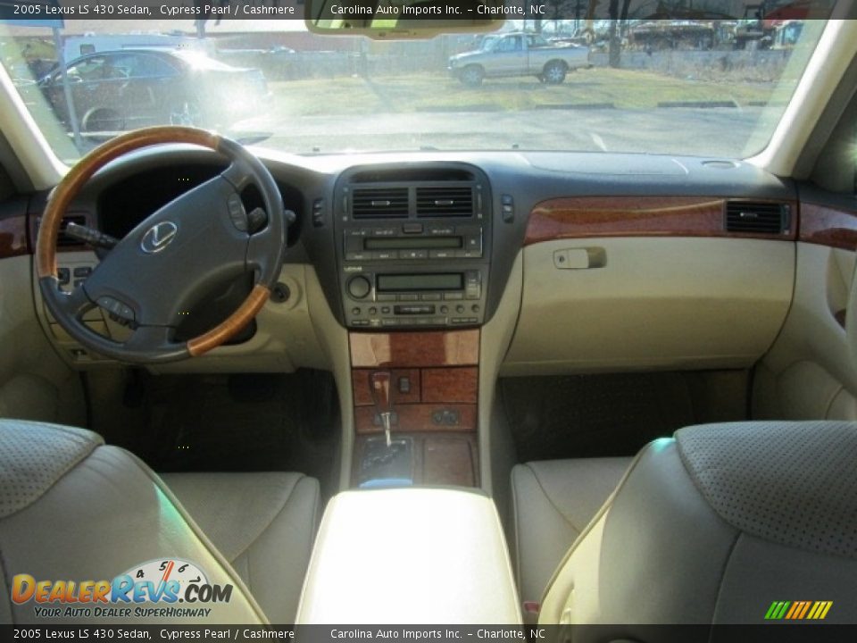 2005 Lexus LS 430 Sedan Cypress Pearl / Cashmere Photo #13