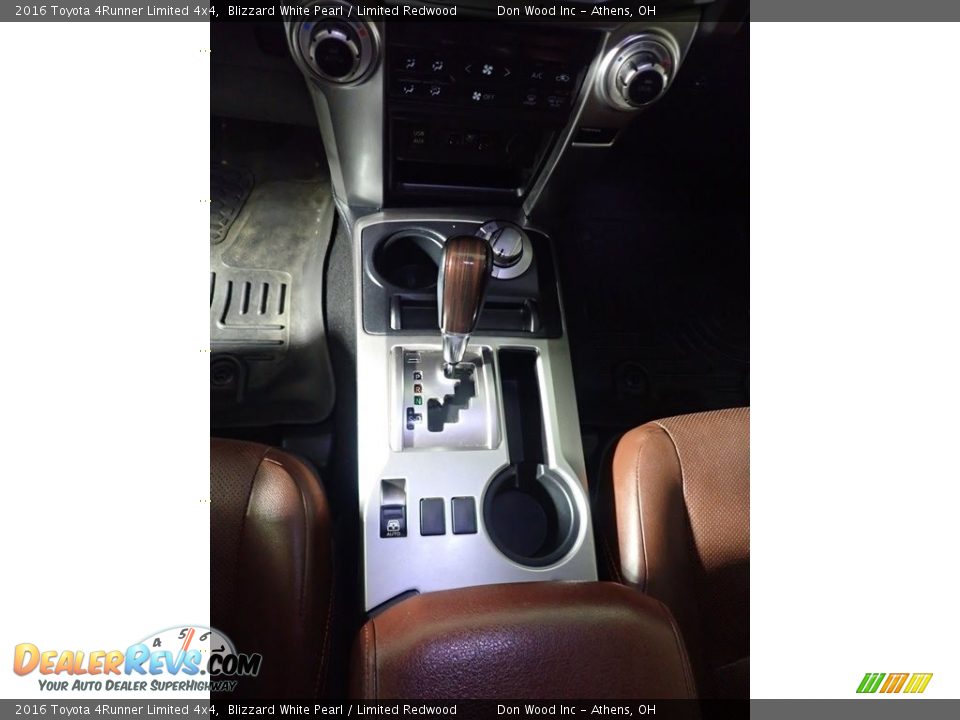 2016 Toyota 4Runner Limited 4x4 Blizzard White Pearl / Limited Redwood Photo #36