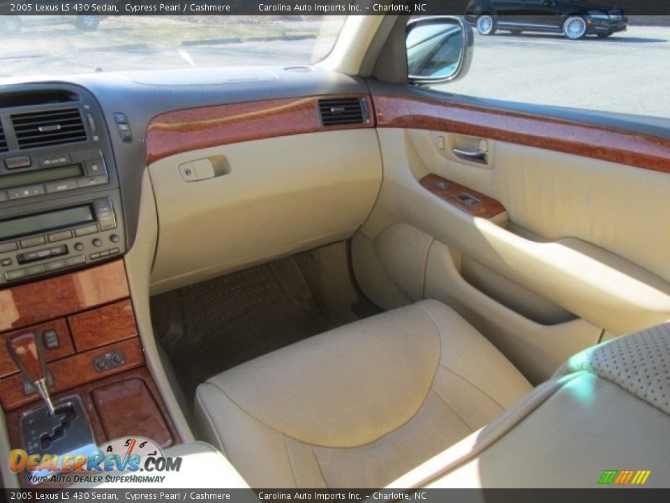 2005 Lexus LS 430 Sedan Cypress Pearl / Cashmere Photo #14