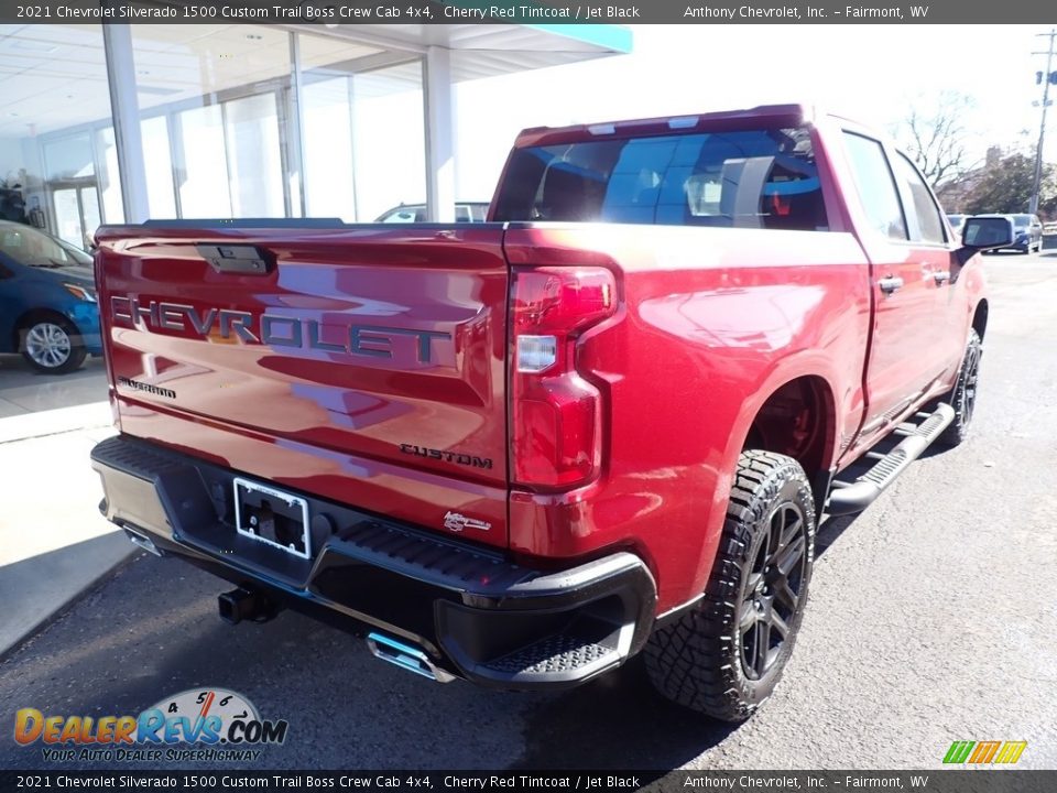 2021 Chevrolet Silverado 1500 Custom Trail Boss Crew Cab 4x4 Cherry Red Tintcoat / Jet Black Photo #3