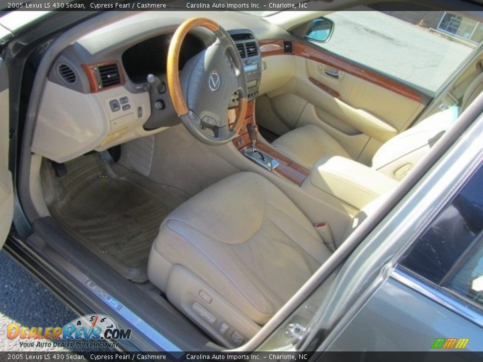 2005 Lexus LS 430 Sedan Cypress Pearl / Cashmere Photo #16